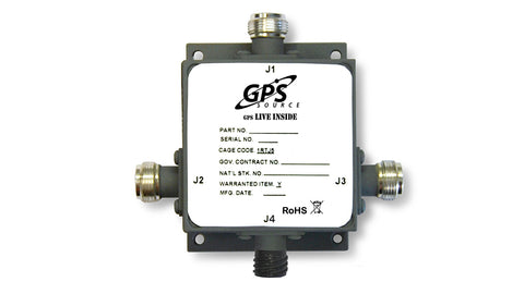 GPS 1x2 Military Qualified Splitter (MS12)